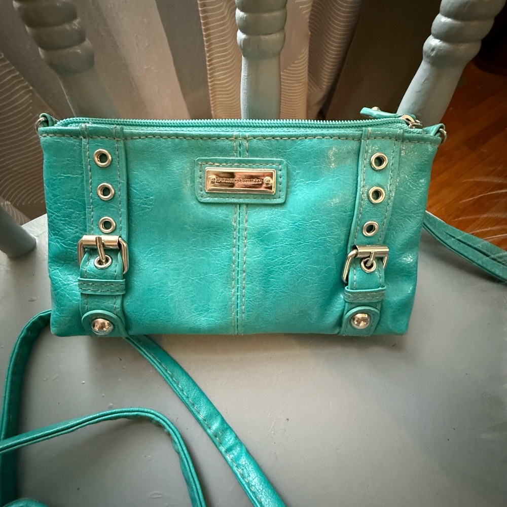 Stylish Turquoise Crossbody Bag